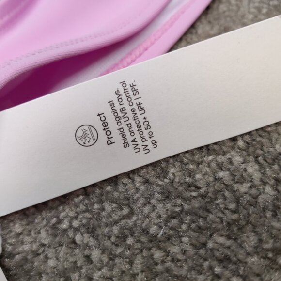 Calvin Klein Asymmetrical Bikini - Pink and Peach Size Medium Summer Beach - Picture 10 of 11